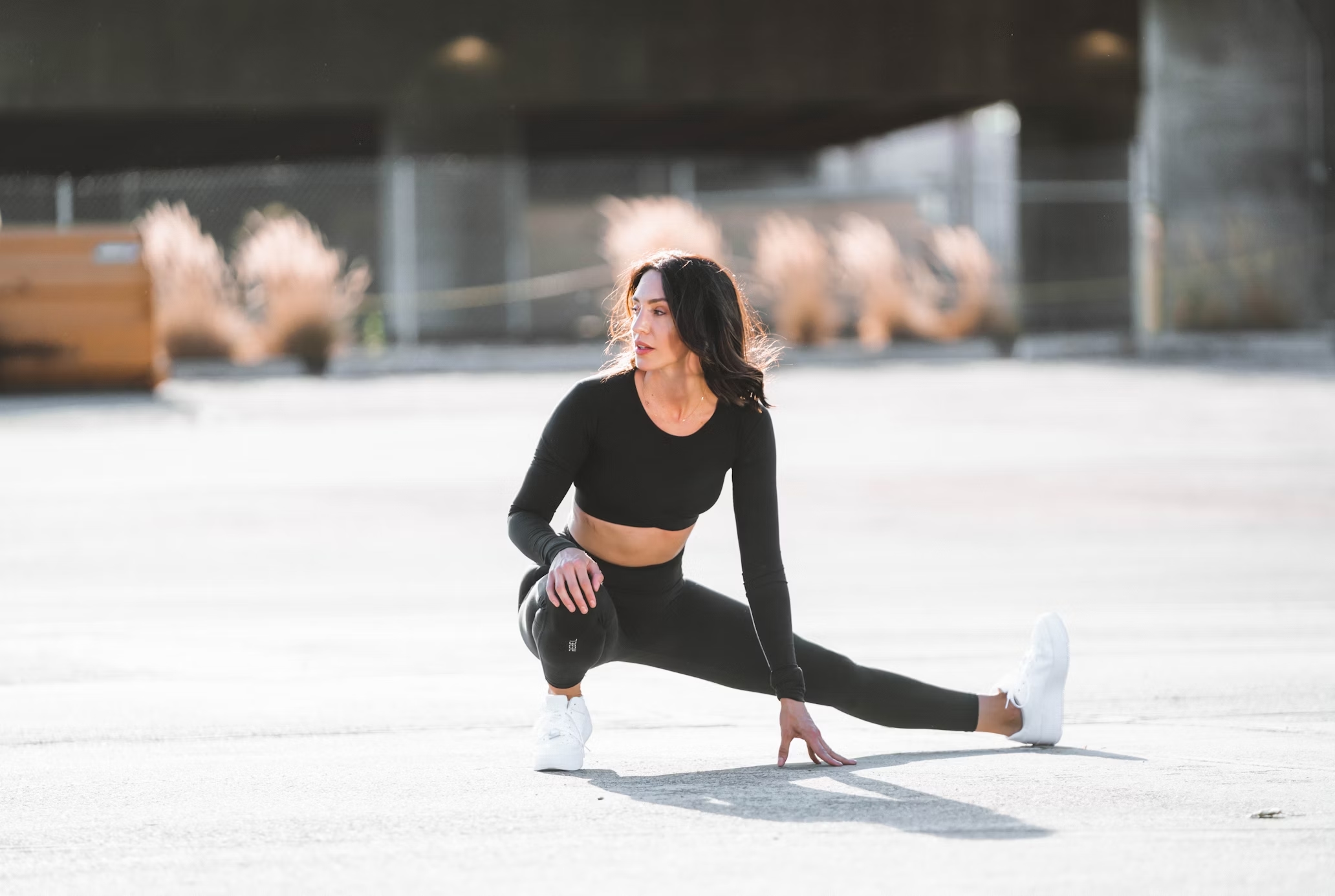 Mulher fazendo exercício